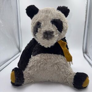 Moulin Roty Panda Dada Sitting 9.5” Plush Stuffed Animal